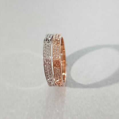 [AuraEcho]LOVE RING 2.65MM DIAMOND