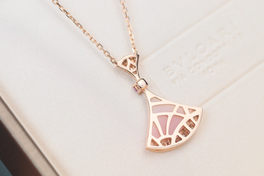 [AuraEcho]DREAM NECKLACE PINK MOP DIAMOND