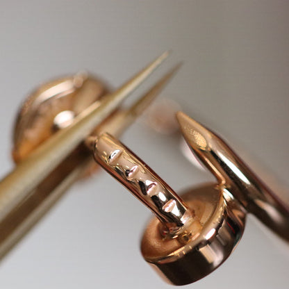 [AuraEcho]JUSTE EARRINGS PINK GOLD