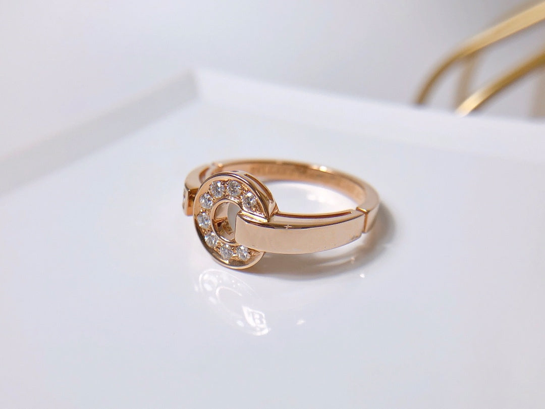 [AuraEcho]DREAM RING DIAMOND PINK GOLD