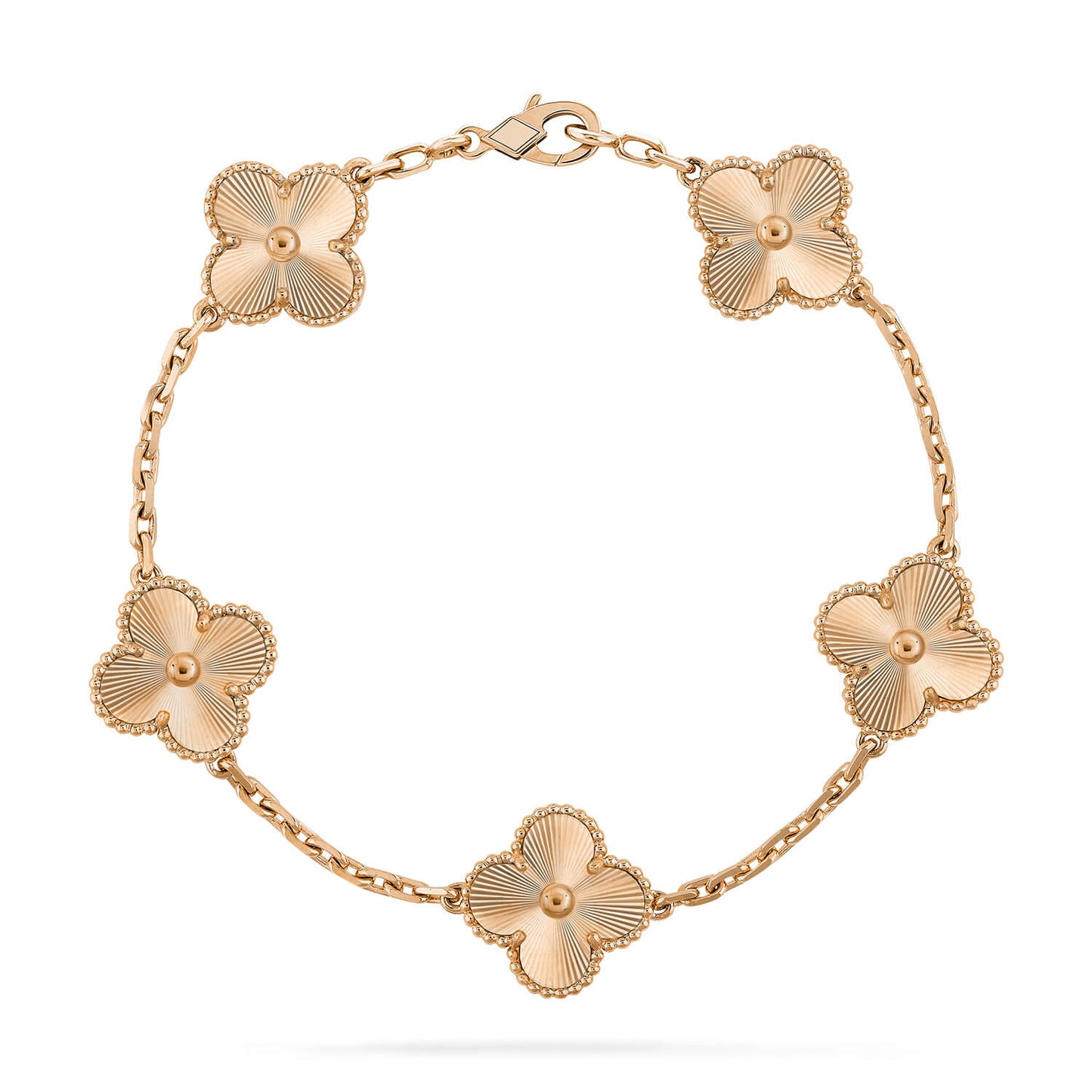 [AuraEcho]CLOVER 5 FLOWERS LASER BRACELET