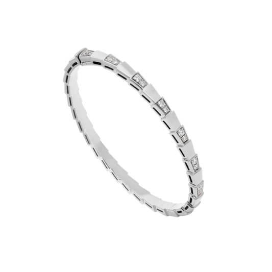 [AuraEcho]SERPENTI BRACELET SILVER DIAMOND