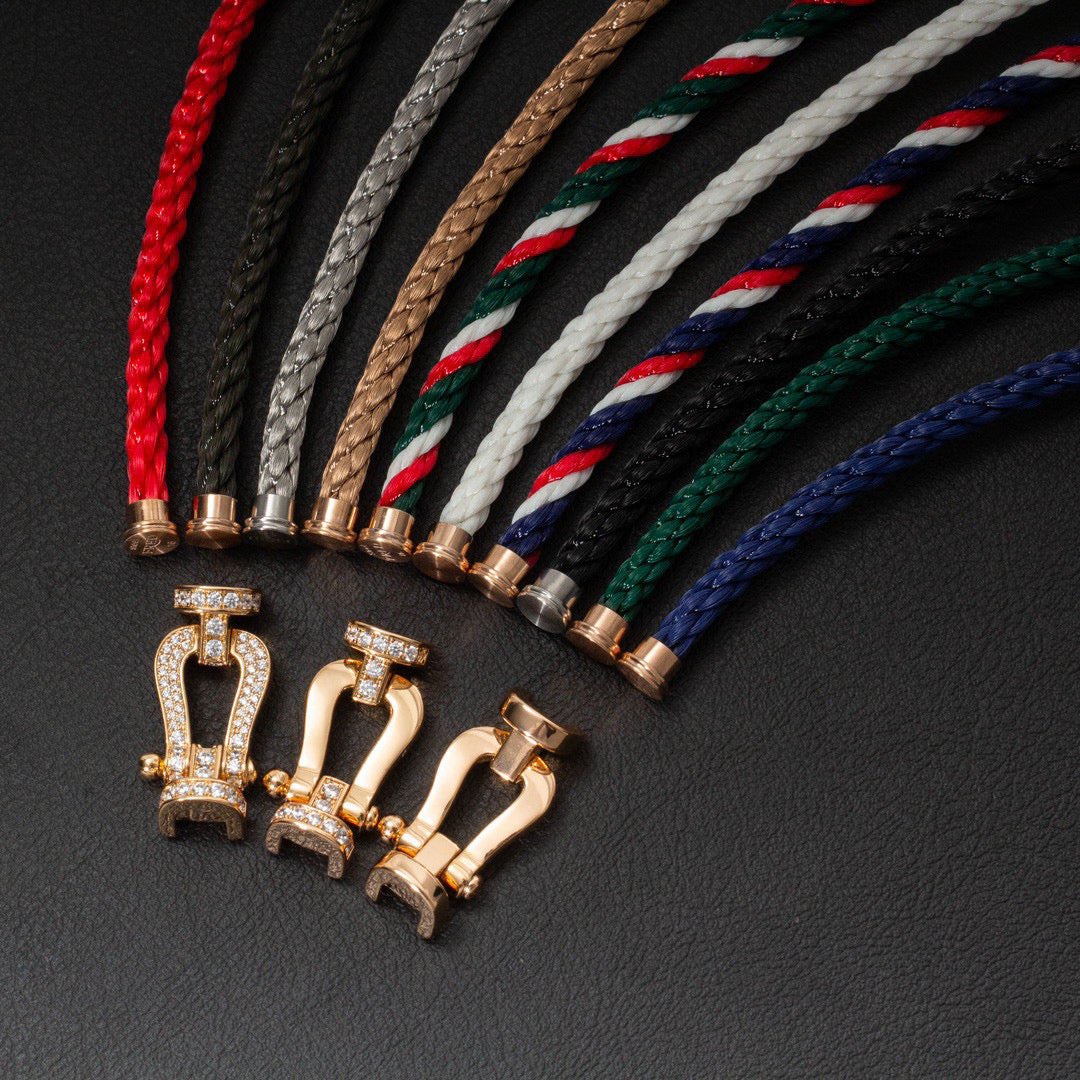 [AuraEcho]FORCE LARGE HORSESHOE NO DIAMOND BRACELET ROSE GOLD