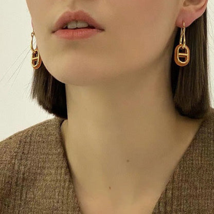 [AuraEcho]HM O'MAILLON GOLD EARRINGS