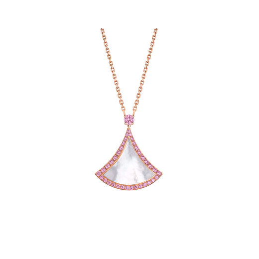 [AuraEcho]DREAM NECKLACE MOP DIAMOND PINK