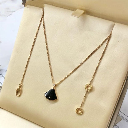 [AuraEcho]DREAM NECKLACE ONYX 1 DIAMOND