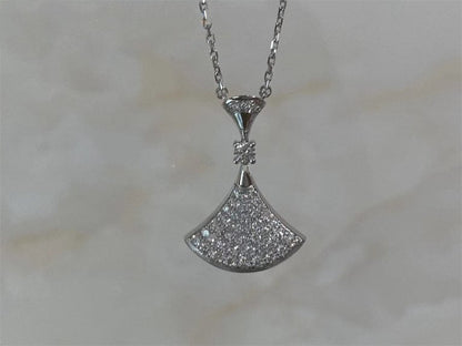 [AuraEcho]DREAM NECKLACE SILVER FULL DIAMOND
