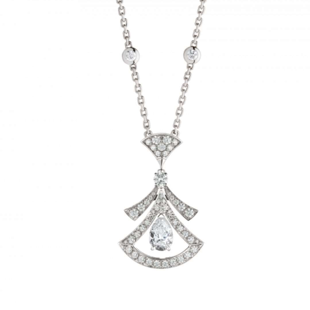 [AuraEcho]DREAM NECKLACE WHITE DIAMOND SILVER