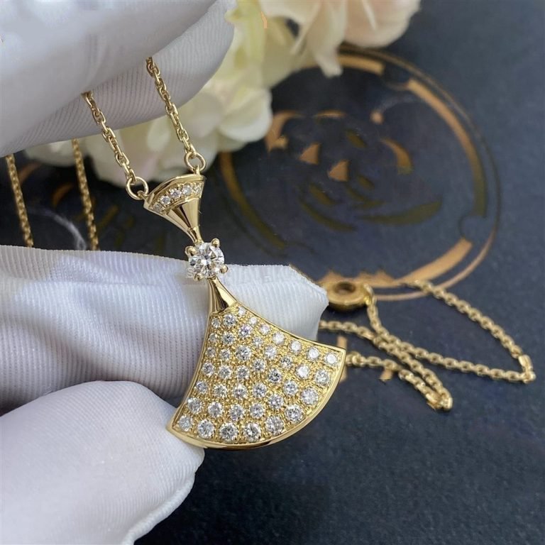 [AuraEcho]DREAM NECKLACE GOLD FULL DIAMOND