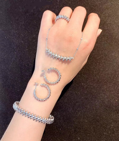 [AuraEcho]CLASH SILVER BRACELET