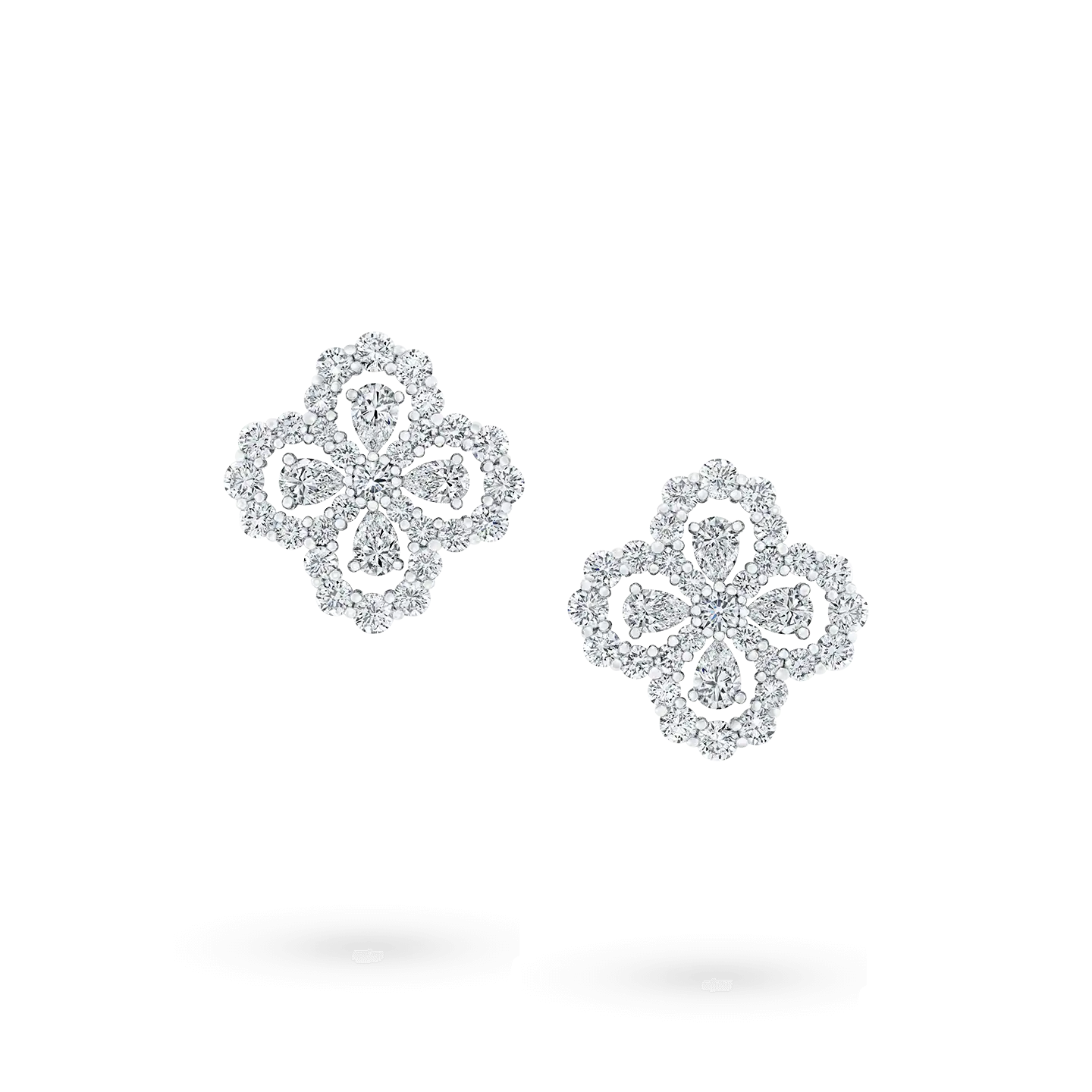 [AuraEcho]LOOP EARRINGS FULL MOTIF DIAMOND 16MM