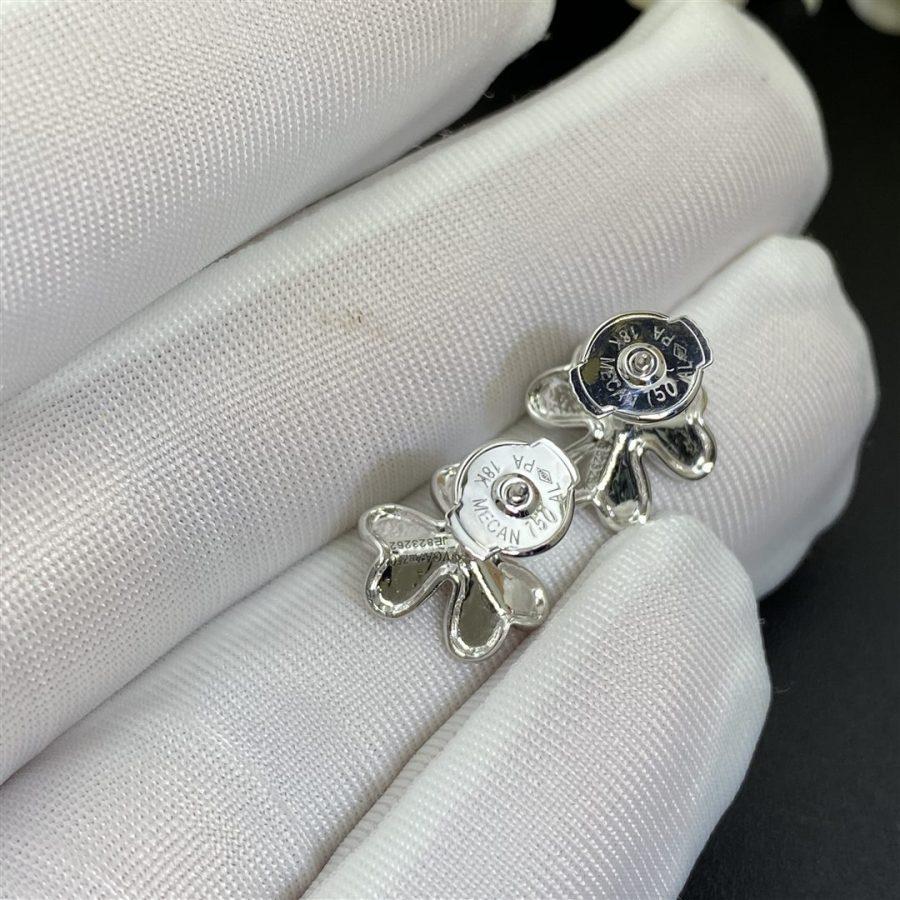 [AuraEcho]FRIVOLE MINI SILVER FLOWER EARRINGS