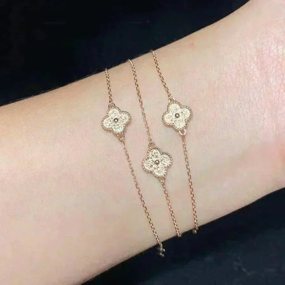 [AuraEcho]CLOVER SINGLE FLOWER BRACELET